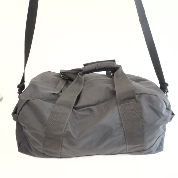 L.L. Bean Bags Ll Bean Black Nylon Duffle Medium Sized Tall Poshmark